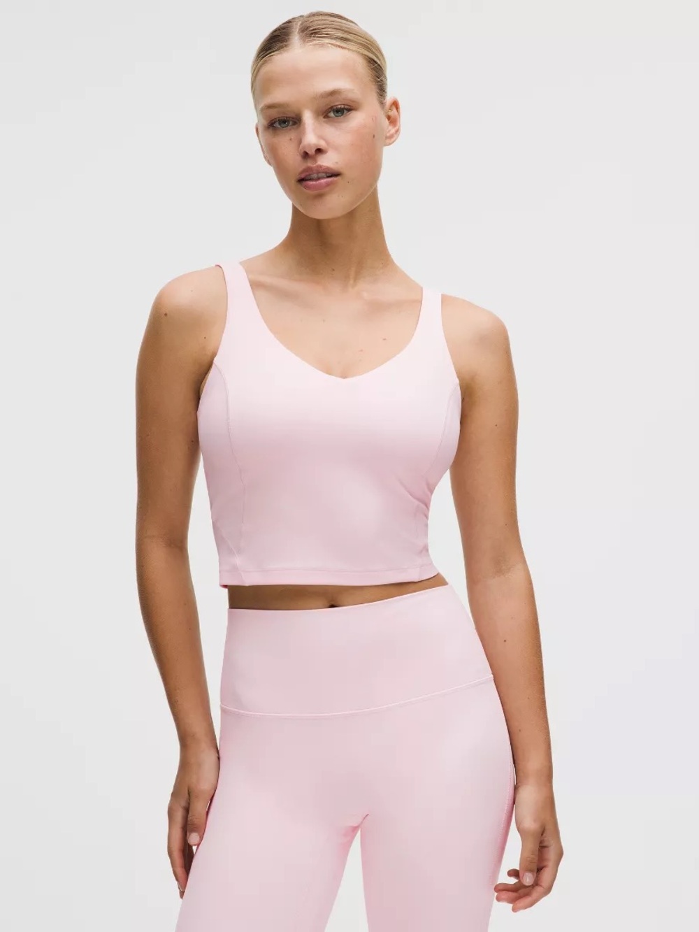 lululemon athletica light pink align tank